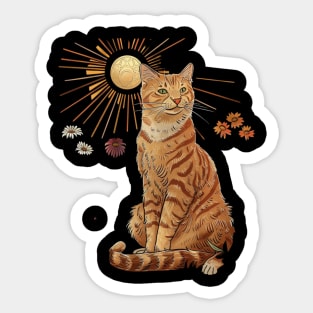 Cat Tarot Feline Fortune Teller Sticker
